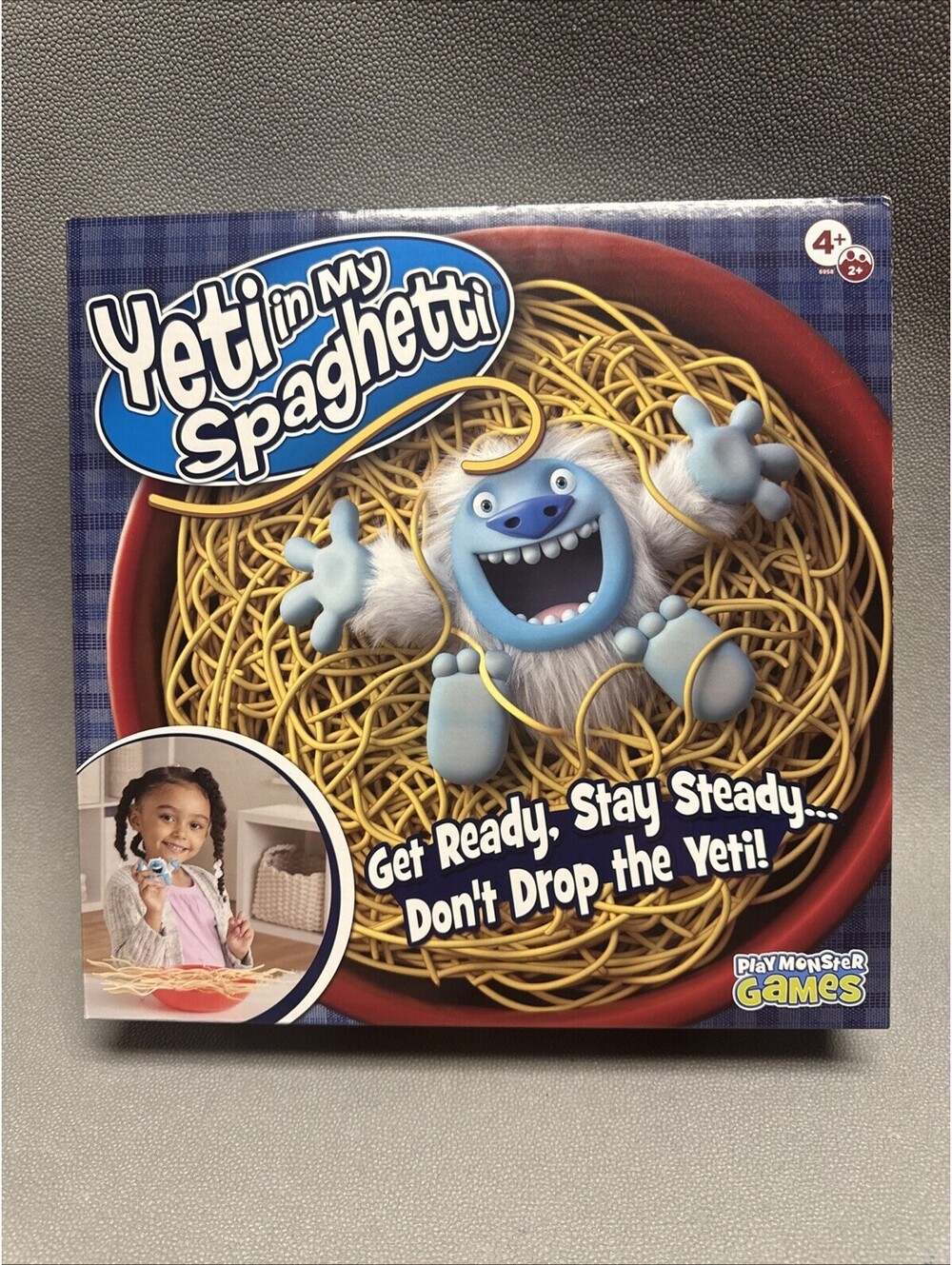 Yeti in My Spaghetti Board Game Play Monster Games Ages 4+ For 2+ Players